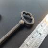 ASHMAV Grandfather Clock Door Key Set of 2 in Antique Finish view 3