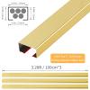 Stainless Steel Management Raceway of Cables, 3-Pack 39.37in Metal Cable Condenser, Self-Adhesive Wire Cord Hider, No Screws No Drill On Wall Cable Cover Channels for Floor Home Office Kitchen view 2