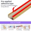 Stainless Steel Management Raceway of Cables, 3-Pack 39.37in Metal Cable Condenser, Self-Adhesive Wire Cord Hider, No Screws No Drill On Wall Cable Cover Channels for Floor Home Office Kitchen view 3
