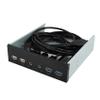 5.25 Inch Desktop Pc Case Internal Front Panel USB Hub 2 Ports USB 3.0 and 2 Ports USB 2.0 with Hd Audio Port 20 Pin Connector view 4
