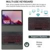 EHLCYS Keyboard Case for Lenovo Tab M9 9 inch 2023/2024 Release (TB-310FU/TB-310XU), 7-Color Backlit Detachable Bluetooth Keyboard, Ultra-Thin Bracket Cover for Lenovo Tab M9 9" view 2