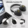 Jrumz Clarity CL01 Hybrid Active Noise Cancelling Headphones, Wireless Over Ear Bluetooth Headphones, Deep Bass, Comfort Fit Ear Pads, 40H Playtime for Home Office, Travel, Gym (Gold) view 3