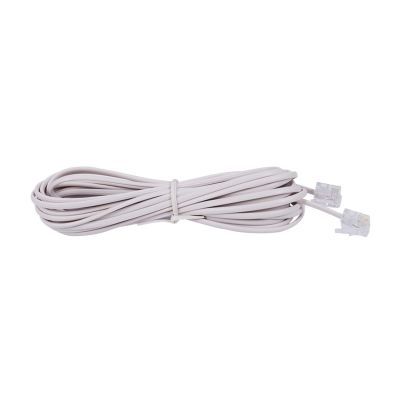6P2C RJ11 Male to Male Telephone Line Cable Wire 5M