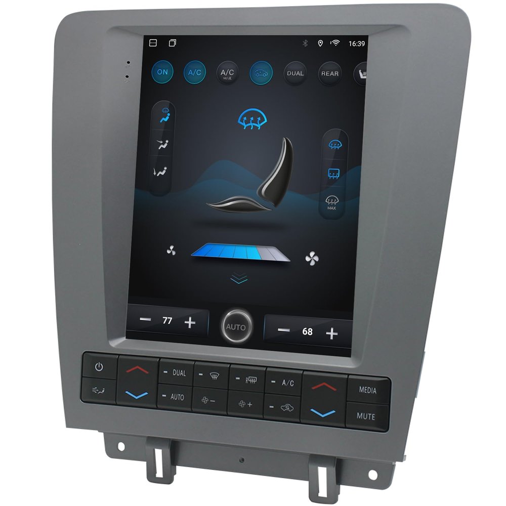 for Ford Mustang 2010 2011 2012 2013 2014 Radio Upgrade,Android 13 8-core CPU Stereo System,9.7inch IPS Touch Screen,4GB RAM 64GB ROM,Carplay and Android Auto