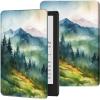 DHYYDSQZ Slim Case for 6.8" Kindle Paperwhite (11th Gen-2021) & Signature Edition, Auto Wake/Sleep, Watercolor Landscape Painting view 1