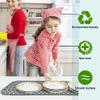 SAMSIER Sink Protectors for Kitchen Sink, Kitchen Sink Accessory - Silicone Mats Grid for Stainless Steel Strainer Bottom of Farmhouse Porcelain sinks (30x14) view 3