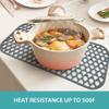 SAMSIER Sink Protectors for Kitchen Sink, Kitchen Sink Accessory - Silicone Mats Grid for Stainless Steel Strainer Bottom of Farmhouse Porcelain sinks (30x14) view 4