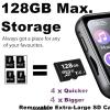 MP3 Player with 128GB TF Card, Bluetooth 5.4 Lossless Sound Audio Player, 2" Touch Screen Portable Music Player with Speaker, Voice Recorder Digital Cameras (with Camera, Black, 2") view 4