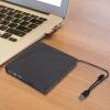 clinmday Ultra-Thin DVD Burner,Low Power Consumption High Speed Stable Performance Silent Fast Transfer Plug and Play USB3.0 Read-Write DVD ROM Player for Laptop Desktop Thickness 9.5mm view 3