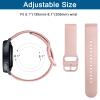AK Band for Amazfit GTS 4 / GTS 4 Mini / GTS 3 / GTS 2 / GTS 2e / GTS 2 mini / GTS / GTR mini Bands, 20mm Soft Replacement Sport Strap for Amazfit Bip 3 / Bip 3 Pro / Bip U Pro / Bip / Bip Lite / Bip S / Bip S lite / Bip U Smart Watch Women Men (Rose view 3