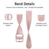 AK Band for Amazfit GTS 4 / GTS 4 Mini / GTS 3 / GTS 2 / GTS 2e / GTS 2 mini / GTS / GTR mini Bands, 20mm Soft Replacement Sport Strap for Amazfit Bip 3 / Bip 3 Pro / Bip U Pro / Bip / Bip Lite / Bip S / Bip S lite / Bip U Smart Watch Women Men (Rose view 4