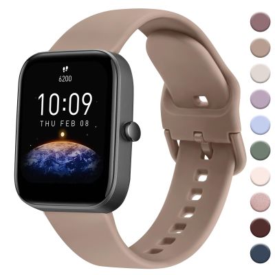 AK Band for Amazfit GTS 4 / GTS 4 Mini / GTS 3 / GTS 2 / GTS 2e / GTS 2 mini / GTS / GTR mini Bands, 20mm Soft Replacement Sport Strap for Amazfit Bip 3 / Bip 3 Pro / Bip U Pro / Bip / Bip Lite / Bip S / Bip S lite / Bip U Smart Watch Women Men (Milk