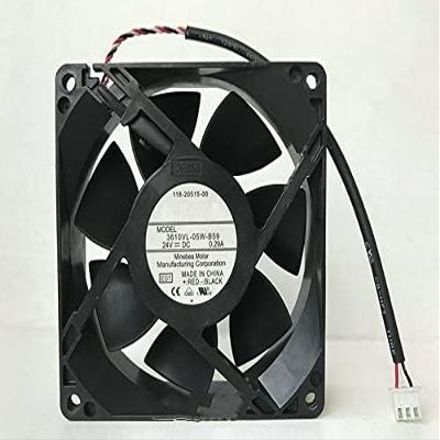 Fan for NMB-MAT 9025 3610VL-05W-B59 DC24V 0.29A 3-Wire Inverter Fan