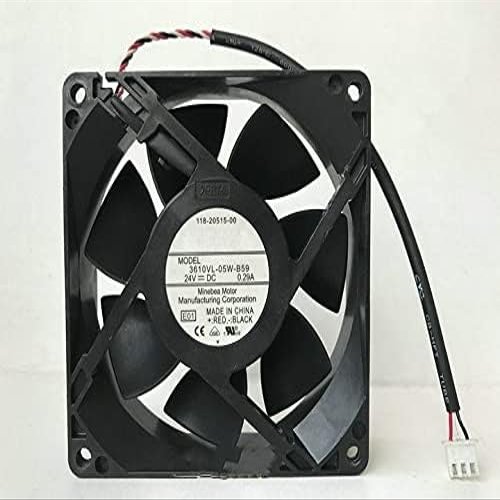 Fan for NMB-MAT 9025 3610VL-05W-B59 DC24V 0.29A 3-Wire Inverter Fan