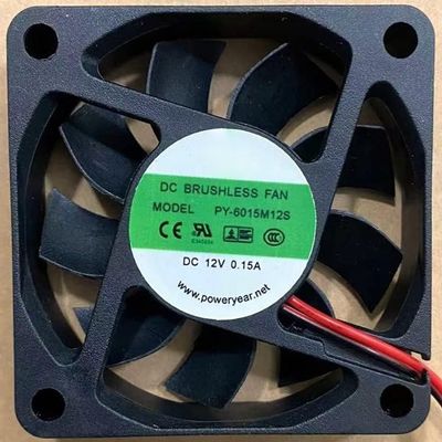 Beautyrankle Fan for PY-6015M12S 6015 Fan DC12V 0.15A 6CM 60MM Cooling Fan