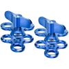 LetonPower 3-Hole 1" Aluminum Underwater Camera Clamp Ball Mount (2-Pack) - Underwater Bracket for Diving Light Arms & Camera Trays, Saltwater-Resistant Adapter for Scuba Photography/Videography Gear view 1