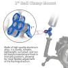 LetonPower 3-Hole 1" Aluminum Underwater Camera Clamp Ball Mount (2-Pack) - Underwater Bracket for Diving Light Arms & Camera Trays, Saltwater-Resistant Adapter for Scuba Photography/Videography Gear view 2