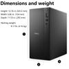 Dell Vostro Tower PC Desktop Computer for Home and Business, 14th Gen Intel 4-Core Processor, 16GB DDR5 RAM, 512GB PCIe SSD, WiFi 6, Bluetooth, RJ-45, DisplayPort, HDMI, Type-C, Windows 11 Pro view 4