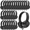 Yoley Bulk Headphones for Classroom 24 Pack Durable Wired School Headphones for Kids,Students,Children Toddler Teen Boys Girls and Adult(Black) view 1