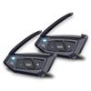 iSunergy Motorcycle Bluetooth intercom MS20 2000m Helmet Intercom,20 Riders Motorcycle Bluetooth Headset,Universal Bluetooth Helmet Headset,Helmet Communication System FM/Hard &Soft Mic/2Pack view 1
