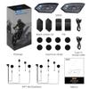 iSunergy Motorcycle Bluetooth intercom MS20 2000m Helmet Intercom,20 Riders Motorcycle Bluetooth Headset,Universal Bluetooth Helmet Headset,Helmet Communication System FM/Hard &Soft Mic/2Pack view 4