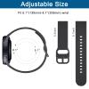 AK Band for Amazfit GTS 4 / GTS 4 Mini / GTS 3 / GTS 2 / GTS 2e / GTS 2 mini / GTS / GTR mini Bands, 20mm Soft Replacement Sport Strap for Amazfit Bip 3 / Bip 3 Pro / Bip U Pro / Bip / Bip Lite / Bip S / Bip S lite / Bip U Smart Watch Women Men (Blac view 3