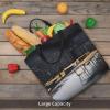 VTCTOASY Back to Classroom Print Women Tote Bag Big Capacity Shopping Bag Fashion Beach Bag For Work Travel view 3