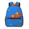 ASYG Fisherman Backpack Fishing Laptop Backpack Funny Tablet Travel Picnic Travel Bag Fish Laptop Bag Funny Bag view 1
