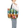Summer Pineapples Print Women Tote Bag Big Capacity Shopping Bag Fashion Beach Bag For Work Travel view 2