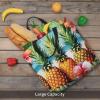 Summer Pineapples Print Women Tote Bag Big Capacity Shopping Bag Fashion Beach Bag For Work Travel view 3