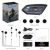 iSunergy Motorcycle Bluetooth intercom MS20 2000m Helmet Intercom,20 Riders Motorcycle Bluetooth Headset,Universal Bluetooth Helmet Headset,Helmet Communication System FM/Hard &Soft Mic/1Pack view 3
