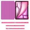Soke Case for iPad Air 13 Inch (M3/M2,2025-2024), iPad Pro 12.9" 6th/5th Generation with Pencil Holder(2021 2022 Release)-[Apple Pencil Charging + Auto Wake/Sleep] Soft Back Cover, Book Hot Pink view 3