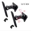 (1pair=2pc) GU15 304 Stainless Steel Alloy Sound Speaker Wall Bracket Mount Audio Stand Hanger Load 10kg 22lbs (Color : GU15 Black) view 2
