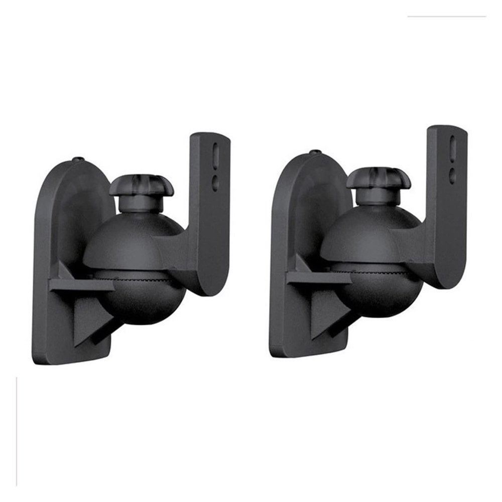 (1 Pair) SW-03A with Steel Plate 3.5kg 7.7lbs Tilt Rotate Sound Speaker Bracket Wall Holder with Knob