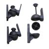 (1 Pair) SW-03A with Steel Plate 3.5kg 7.7lbs Tilt Rotate Sound Speaker Bracket Wall Holder with Knob view 4