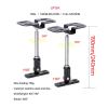 240mm 190mm for 1 Pair Load 15kg 33lbs 304 Stainless Steel Sound Speaker Ceiling Mount Tilt Ceiling Bracket (Color : UP15A-110) view 2