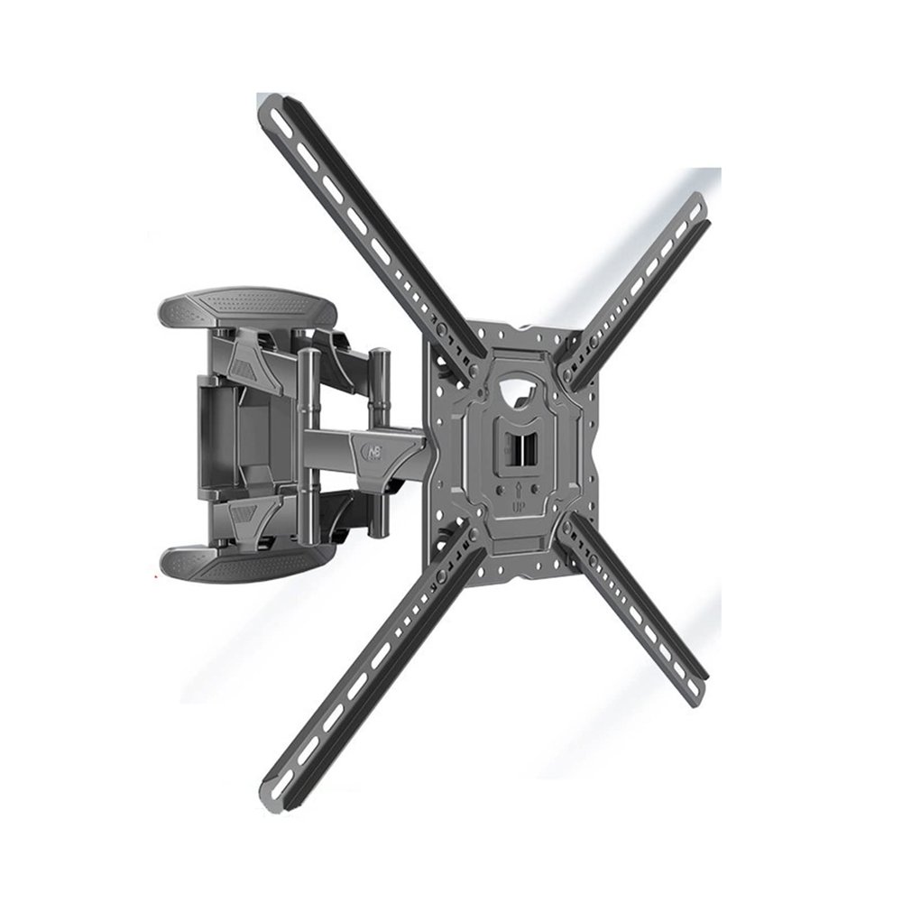 757-L400 Strong 6 Arm 32-70" VESA LCD Tv Mount Bracket in Wall with Plastic Cover 80lbs Swing Arms Articulating