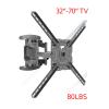 757-L400 Strong 6 Arm 32-70" VESA LCD Tv Mount Bracket in Wall with Plastic Cover 80lbs Swing Arms Articulating view 2