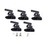 (5PCS Or 4pcs) SW-03 ABS Plastic Sound Speaker Wall Bracket Mount Z906 Holder Stand (Color : 5pcs with Screw) view 1