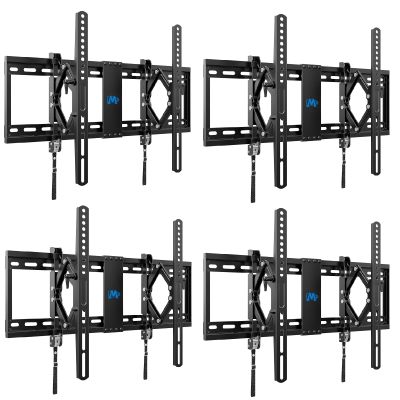 4pcs TV Mount, UL Listed Advanced Tilt Wall Mount for Most 42-90 Inch TVs, TV Bracket with Full Tilt Extension up to 7", Fits 16", 18", 24" Studs, Max VESA 600x400mm, 120LBS MD2104 Mounting Dream