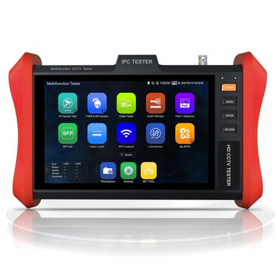 4K 12MP IP Camera Tester, WANLUTECH 90W PoE Power Output 8'' Touchscreen CCTV Test for 8MP TVI CVI AHD CVBS Cameras, SFP Test, RJ45 Cable TDR Test, WiFi Network Tools, HDMI VGA (E89)