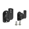 (1 Pair) SW-03B Universal ABS Plastic 5KG Tilt Sound Speaker Wall Bracket Mount Holder Stand (Color : with Extra Screw) view 1