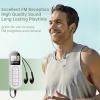 Mini Pocket Clip FM Radio with Backlit LCD Display and 3.5mm Headphones Adjustable Frequency DSP Filter Chip Radio Backlight, Stereo Sound, Belt Clip for Jogging,Walking Black view 4