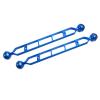 LetonPower Blue 11" Underwater Aluminum Alloy Extension Arm (2-Pack) - Dual Ball System with 1" Head Connector, Waterproof & Rustproof for Diving Camera Tray/Strobe/Video Light, Scuba Photography Gear view 1