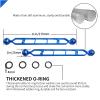 LetonPower Blue 11" Underwater Aluminum Alloy Extension Arm (2-Pack) - Dual Ball System with 1" Head Connector, Waterproof & Rustproof for Diving Camera Tray/Strobe/Video Light, Scuba Photography Gear view 2