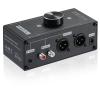 AtNeDcVh Stereo Audio Preamplifier - XLR Balanced RCA 3.5mm Input to XLR Balanced RCA 3.5mm Output Converter Adapter amp - Headphone Amplifier, Gain 20dB Phono Turntable Phonograph Preamp (Black) view 2