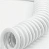 coiled cableSpring Telescopic Spiral Cable 3-core 2-core Spring Wire Spiral Cable, 2.5m 5m 7.5m Power Cord Expandable Cable, 22AWG 18AWG 15AWG 13AWG, (Length : Line length 2.5m, Specification : 2 core view 2