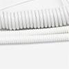 coiled cableSpring Telescopic Spiral Cable 3-core 2-core Spring Wire Spiral Cable, 2.5m 5m 7.5m Power Cord Expandable Cable, 22AWG 18AWG 15AWG 13AWG, (Length : Line length 2.5m, Specification : 2 core view 3