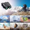 Binoculars 10X25 Powerful Binoculars for Adults-with Clear Weak Light Vision HD Compact Binoculars for Camping Birds Watching-Waterproof view 3