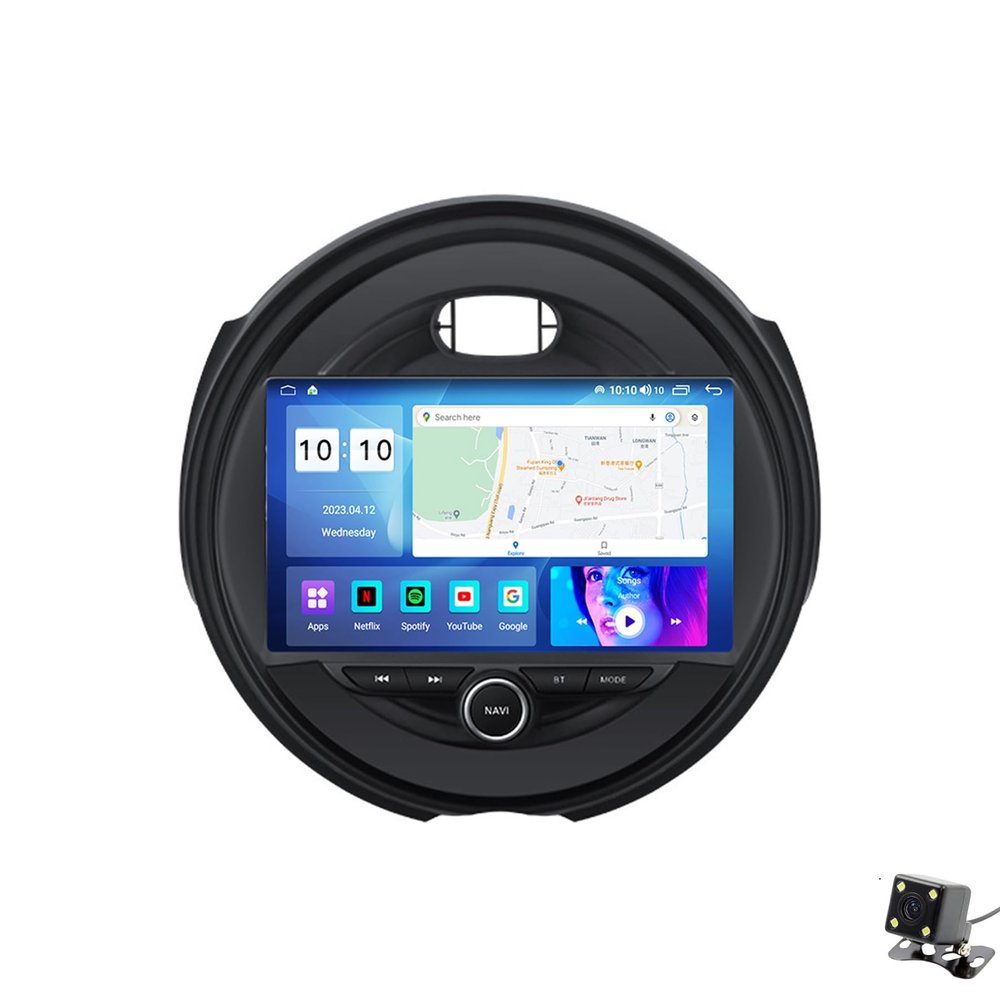 ADMLZQQ Android 11 Head Unit 2 Din Car Stereo Sat Nav for BMW Mini 2014-2020 Radio GPS Navigation 9'' MP5 Multimedia Video Player FM Receiver Support 4G SIM 5G WiFi SWC,Y1 1+16g